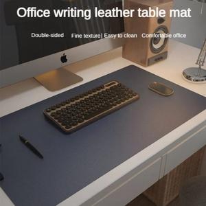 Jual Computer Desktop Mat Waterproof Oil-Proof Leather Oversized Mouse ...