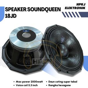 SPEAKER KOMPONE SOUNDQUEEN 18JD 18 INCH speaker sound queen 18 JD di  Kawijaya Elektronik Tokopedia