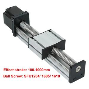 Jual 100-1000mm Stroke CNC Linear Guide Stage Rail Motion Slide Table ...
