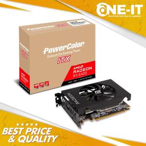 VGA PowerColor AMD Radeon RX 6400 ITX 4GB GDDR6 di One It Gadget Tokopedia