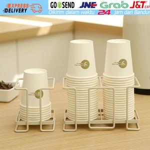 Jual Rak Besi Paper Cup Stand Holder Dispenser Tempat Gelas Kertas ...