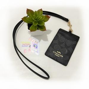 Jual LANYARD Coaċh ID LANYARD TAG 65573 SIGNATURE CANVAS BLACK ...