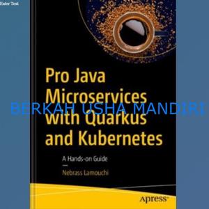 Jual Pro Java Microservices with Quarkus and Kubernetes - Jakarta Barat ...