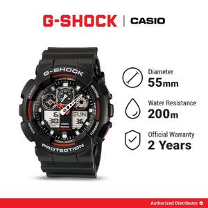 Promo Casio G-Shock Jam Tangan Original GA-100-1A4DR-BSK Tahan Air 200m  Diameter 55mm Garansi Resmi Tahun di G-shock Authorized Store Tokopedia