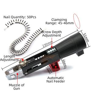 Jual Pistol paku Aksesori rantai Sekrup rantai paku pneumatik Sekrup ...