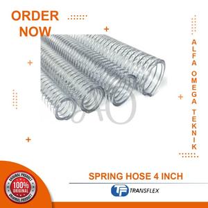 Jual TRANSFLEX SELANG BENING KAWAT SPIRAL 4 INCH SPRING HOSE PVC 4 ...