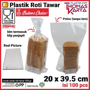 Opp Roti Polos Jual P!W 20X39.5 Cm Plastik Opp Tebal (Polos) | Kantong Plastik Opp ...