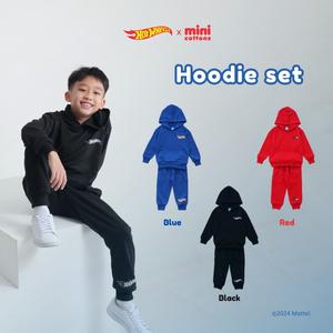 Promo Hot Wheels x Minicottons Setelan Hoodie Set Hotwheels Anak ...