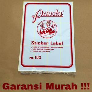 Jual Label Nama Panda mirip Tom and jerry no 103 - Jakarta Pusat ...