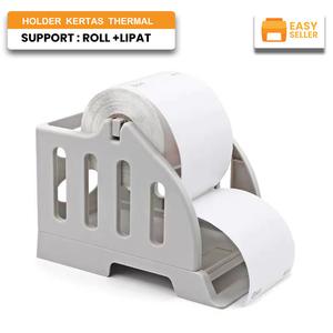 Jual Stand HOLDER KERTAS PRINTER THERMAL LABEL BARCODE / EXTERNAL PAPER ...