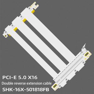 Jual 5.0 X16 Dual Reverse PCI Express Riser Cable Gen5 for A4 Mini-ITX ...