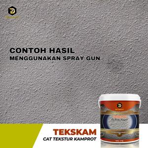 Jual Asli Cat Dinding Tekstur Kamprot Ukuran 5 Kg Tekskam Cat Tekstur