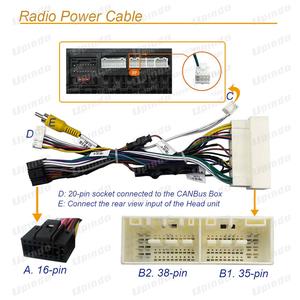 Jual Car Radio Cable With Can Bus Box For Hyundai Tucson Kia Power