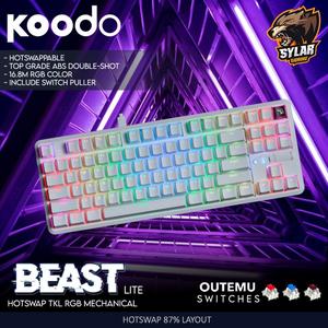 Jual Koodo Beast Lite TKL RGB Mechanical Gaming Keyboard - Kota ...