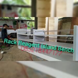 Jual Rack Reagent Meja Laboratorium - rack Meja island bench 200 ...