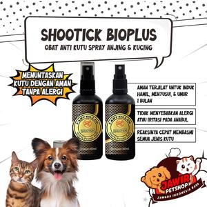 Jual Shootick Bioplus Spray 60Ml Obat Anti Kutu Cat Kucing Anjing ...