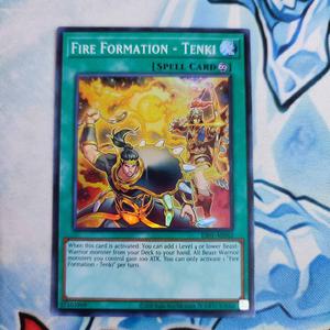 Bài Yugioh Chính Hãng ] Fire Formation - Tenki - RA04-EN201 - Platinum Secret Rare 1st Edition