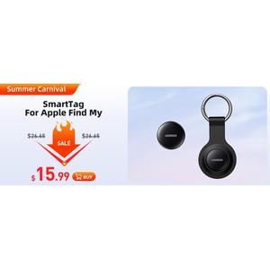 UGREEN FineTrack Finder Con Bluetooth Y Carga USB-C - Rastreador Para Llaves, Maletas O Bicis, Compatible Con Find My (iOS), Batería 1 Año