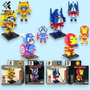 Jual MAINAN ANAK MINI BLOCK BUMBLE BEE, OPTIMUS PRIME, CAPTAIN AMERICA ...