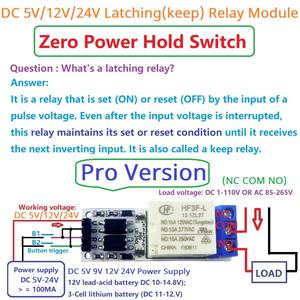Jual Vorify Net DC 5V 12V 24V Magnetic Latching Relay Module Bistable ...