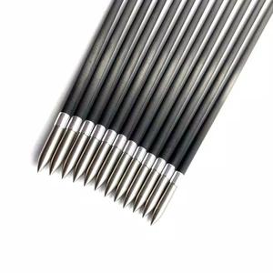 12Pcs Pandarus Icepoint ID3.2mm Gold Logo 40-Ton Carbon Arrow Shaft Spine350-1000 With Accessories For Competition - 18 - View #8