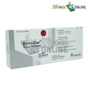 Recolfar Jual RECOLFAR 0.5MG 1 STRIP 10 TABLET - Kab. Tangerang - Apotek Insan ...