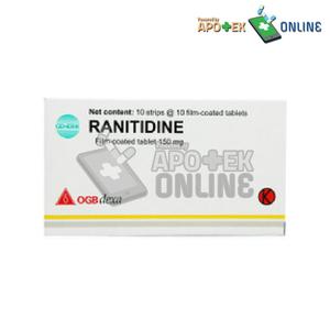Ubat Ranitidine Jual RANITIDINE 150MG 10 TABLET/GERD/GASTRITIS/ASAM LAMBUNG - Kota ...
