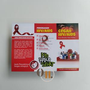 Jual Leaflet HIV/AIDS - Brosur Kenali dan Waspada HIV/AIDS, Kesehatan ...