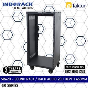 Jual BEKAS PAKAI! SR420 Sound Rack 20U Depth 450mm INDORACK Rak Audio ...