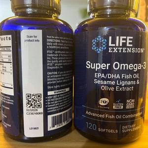 Jual Life Extension Super Omega-3 EPA/DHA Fish Oil 120 Softgel ORIGINAL ...