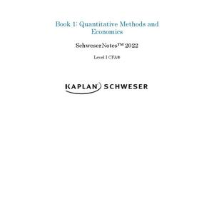 Jual 2022 CFA Schweser Notes Level 1 BUKU 1 - 5 + Quicksheet Level I ...
