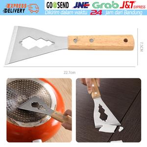 Jual Scraper Kape Stainless Tebal Gagang Kayu Kapi Pengerok Cat ...