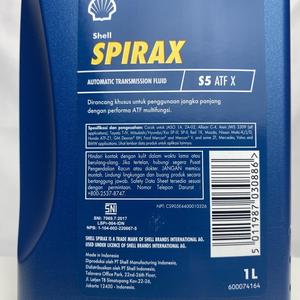Jual OLI SHELL SPIRAX ATF X - OLI SHELL TRANSMISI MATIC -OLI MATIC S5 ...