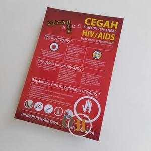 Jual Poster Cegah Sebelum Terlambat HIV/AIDS - Poster Apa itu HIV/AIDS ...