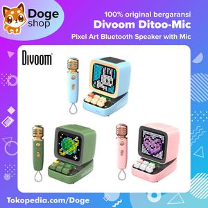 Jual Bisa Faktur Divoom Ditoo-Mic Pixel Art Bluetooth Speaker Alt ...