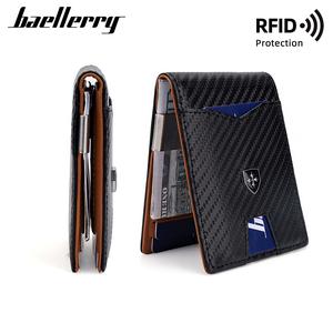 Slim Leather Money Clip Wallet For Men & Women - Green, Card Slots & Cash Holder - View #5