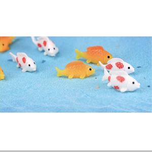 Jual miniatur ikan mas, perahu bambu, kincir air, rakit bambu, jembatan ...