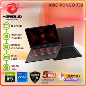 Promo Axioo Pongo 750 i7 13620H RTX4050 16GB 512GB W11 15.6