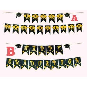 Jual Bunting Flag Happy Graduation Banner Dekorasi Hiasan Acara Wisuda ...