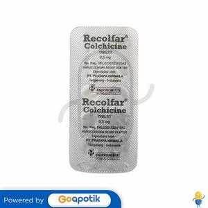 Recolfar Jual RECOLFAR 0.5 MG STRIP 10 TABLET - Kota Medan - Apotek Gamma Medan ...