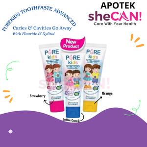 Jual PURE KIDS Toothpaste Advanced Xylitol Flouride Pasta Gigi Anak ...