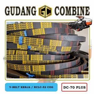 Jual New // Rclc 52 Vbelt Kerja Kubota Dc 70 Plus Combine Harvester 100 ...