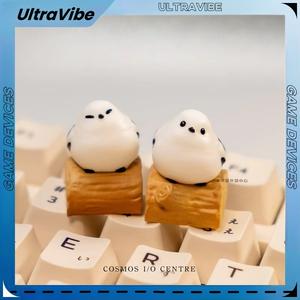 Jual New Bird Themed Keycaps Personalized Handmade 3d 1pcs Cute Sparrow ...