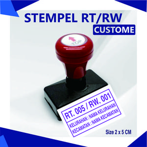 Jual Stempel RT RW Custome Model Persegi Panjang - Kab. Bekasi ...