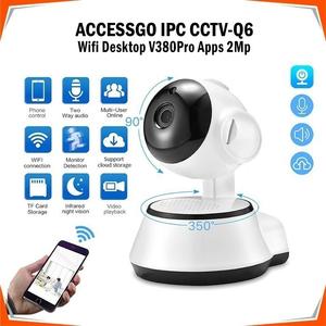 Promo Camera CCTV Q6 SMART HD V380 WIFI SUPPORT ANDROID IOS Way Audio  Q6 BLACK di Bigtronik Tokopedia