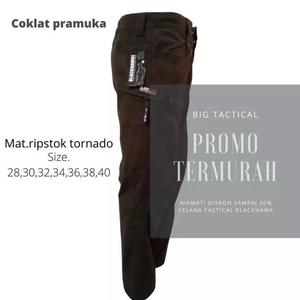 Jual Produk COKELAT CELANA PDL CARGO TACTICAL BLACKHAWK POLISI - Main Image
