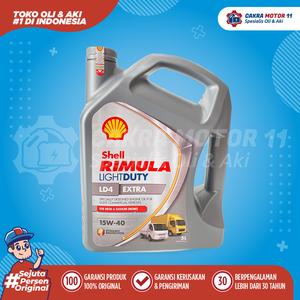 Jual SHELL RIMULA LD4 EXTRA 15W40 5LT - Jakarta Barat - Cakra Motor 11 ...