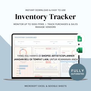 Jual Inventory Tracker Spreadsheet Small Business Inventory Template ...
