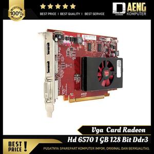 Jual VGA AMD Radeon HD 6570 GB 128 Bit DDR3 Profil Standar