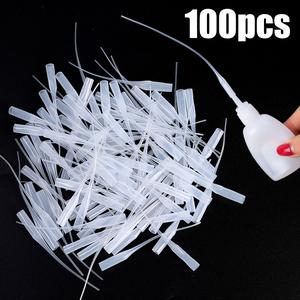 Jual 100PCS/pack Transparent Glue Dropper Micro-Tips Plastic Glue ...